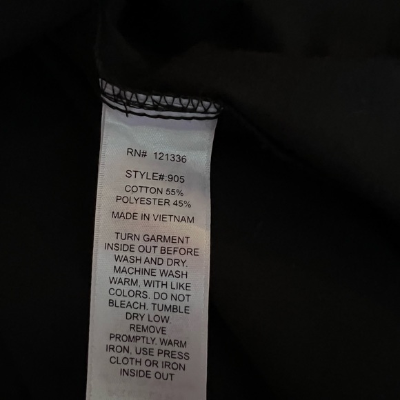 BLACK Drop Waist Scrubs Dress - Picture 10 of 11